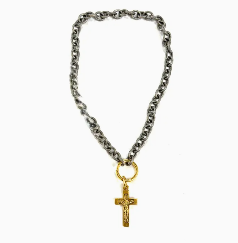 Crucifix Necklace - Bella Boutique