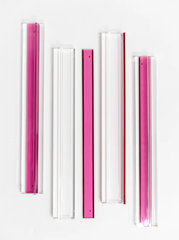Bam Bird Lucite Racks with Choice Of Pusher Color