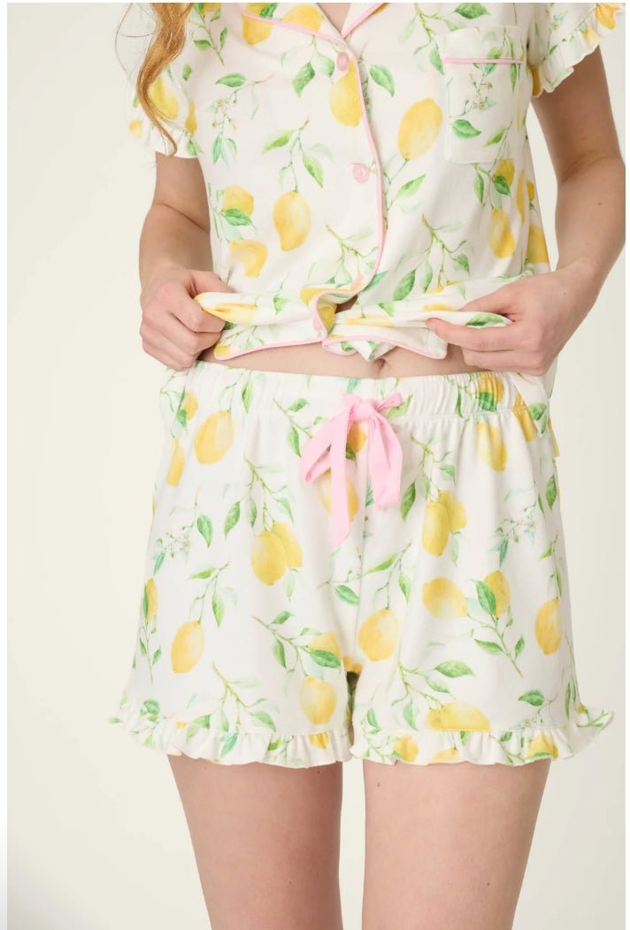 PJ Salvage Lemon Zest Short Set - Bella Boutique