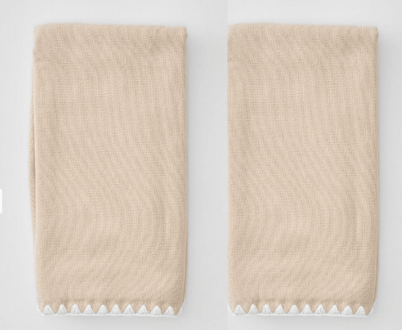 Weezie Stitched Edge Powder Bath Towels - Bella Boutique