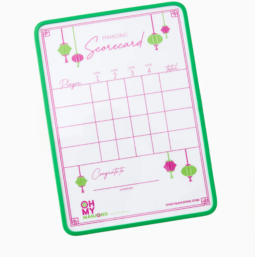 Oh My Mahjong Scorecard - Bella Boutique