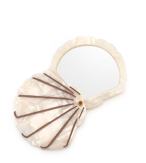 Living Royal Seashell Compact Mirror - Bella Boutique