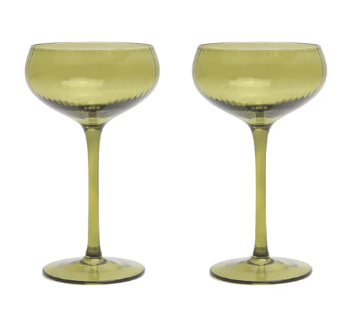 The Lou Coupe Glass Set of Two - Bella Boutique