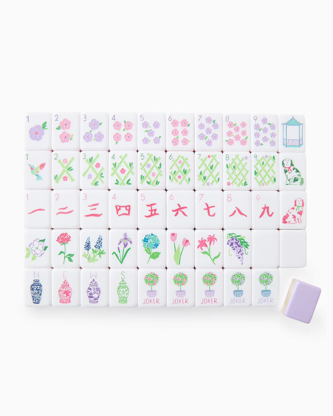 Birdie Oh My Mahjong Tiles - Bella Boutique