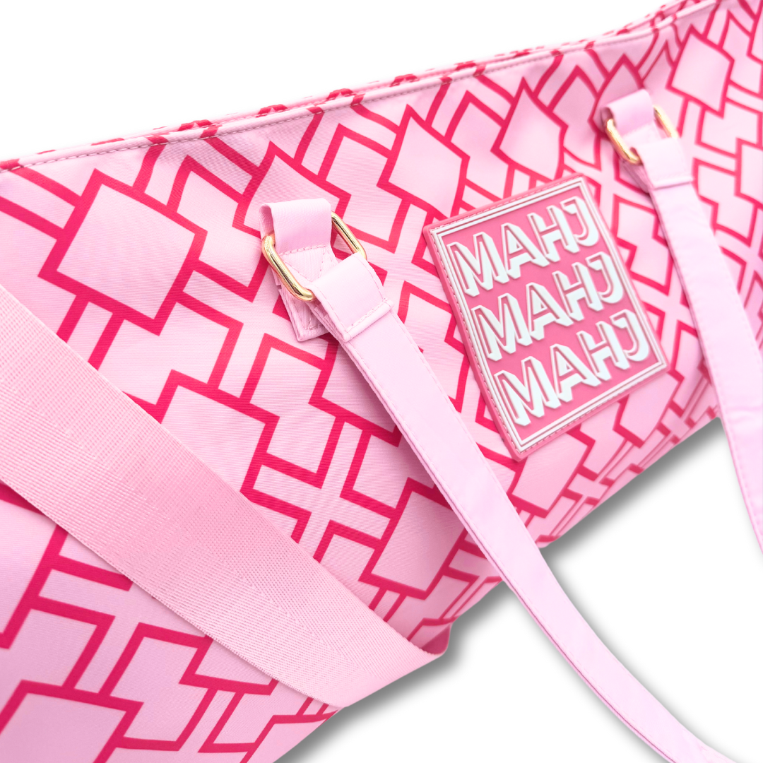 Premium Mahjong Tote Bag | Zipper, Perfect Width and Height | Carry All your Mah Jongg Accessories