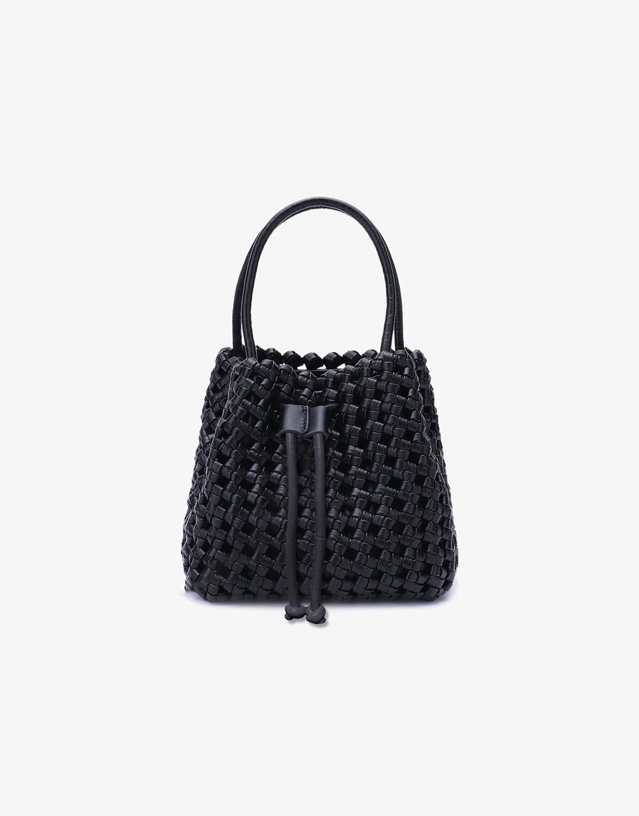 Perrie Bucket Mini Woven Tote - Bella Boutique