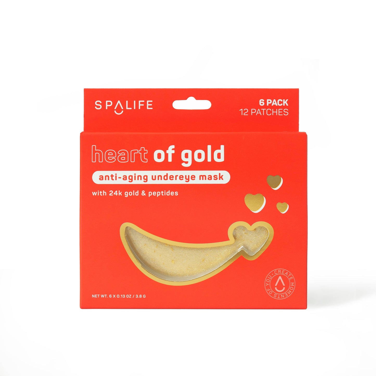 Valentines' Day Heart of Gold Anti-Aging Undereye Masks - Bella Boutique