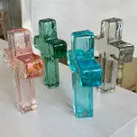 Cleerely Stated Glass Cross