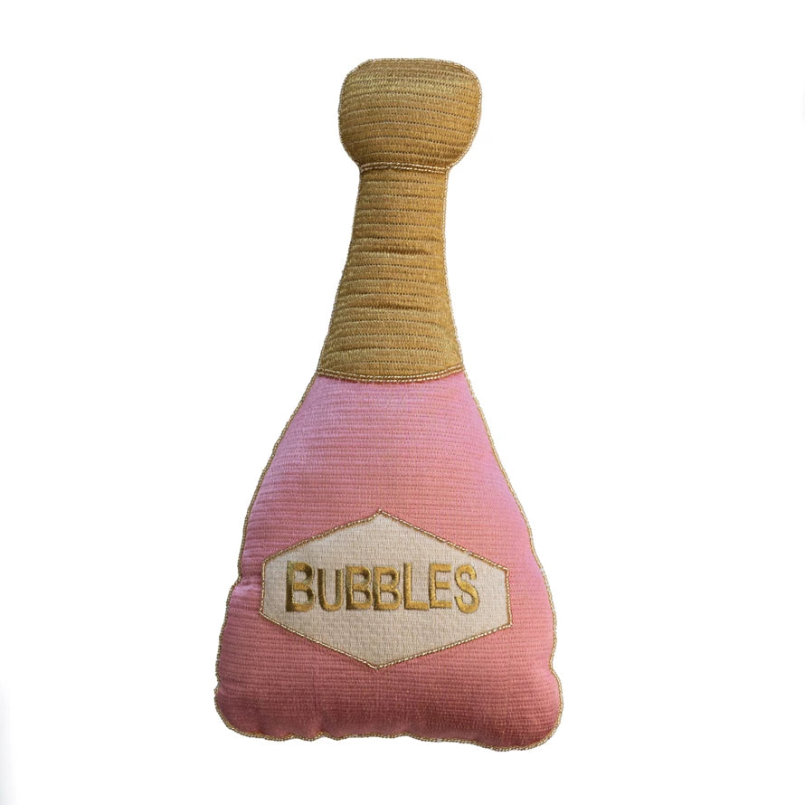 Champagne Bottle Shaped Pillow