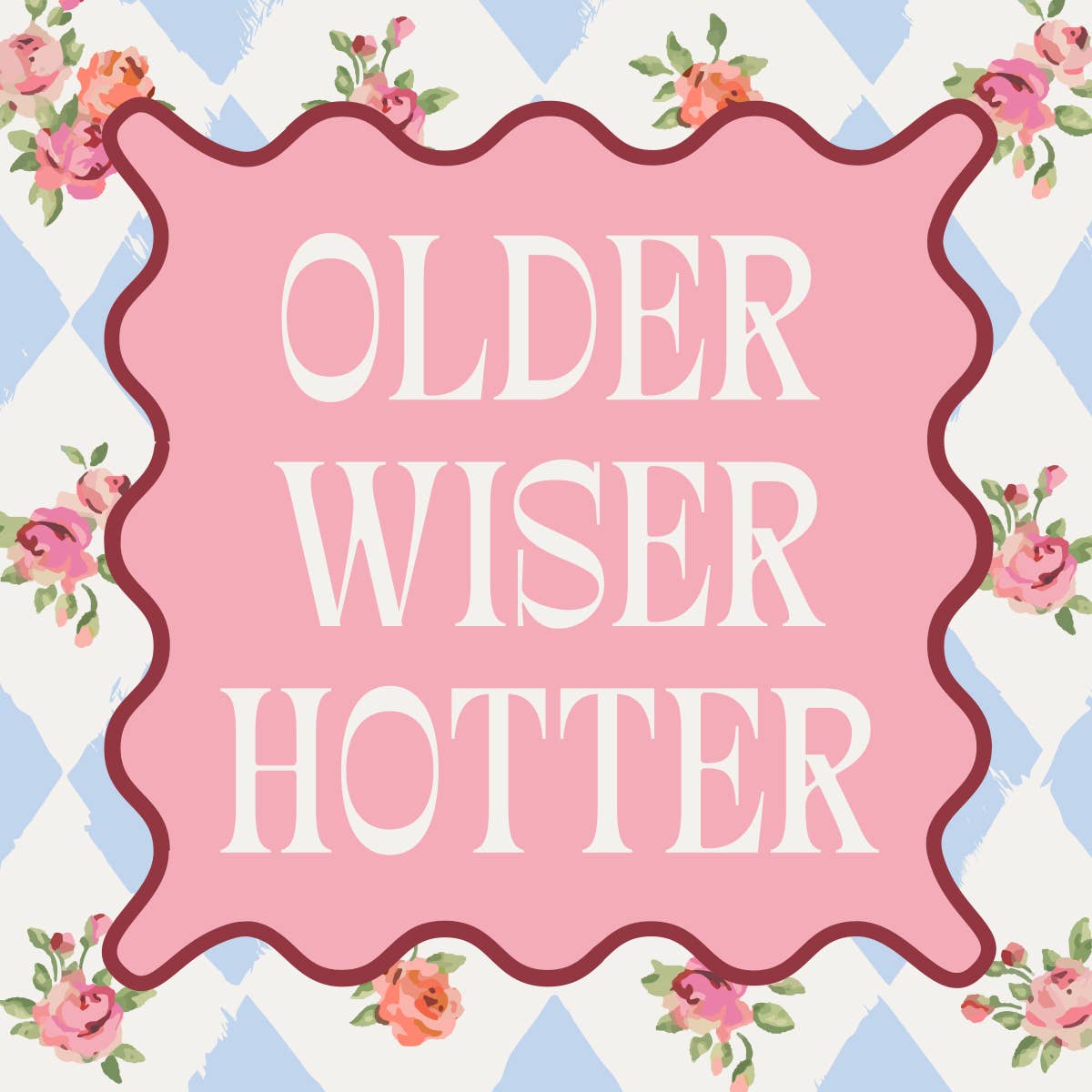 Funny Birthday Cocktail Napkins | Older Wiser Hotter - Bella Boutique