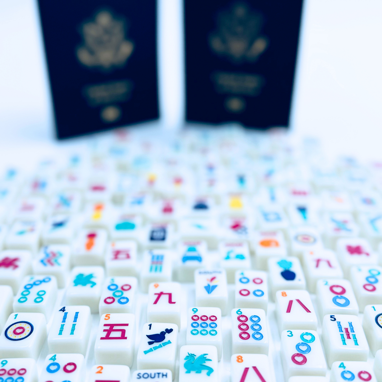 MINI ANYWHERE SERIES- Tiny Travel Mahjong Set | Small Size (0.8"x0.5"x0.4") | Gift or On-the-Go Game - Bella Boutique