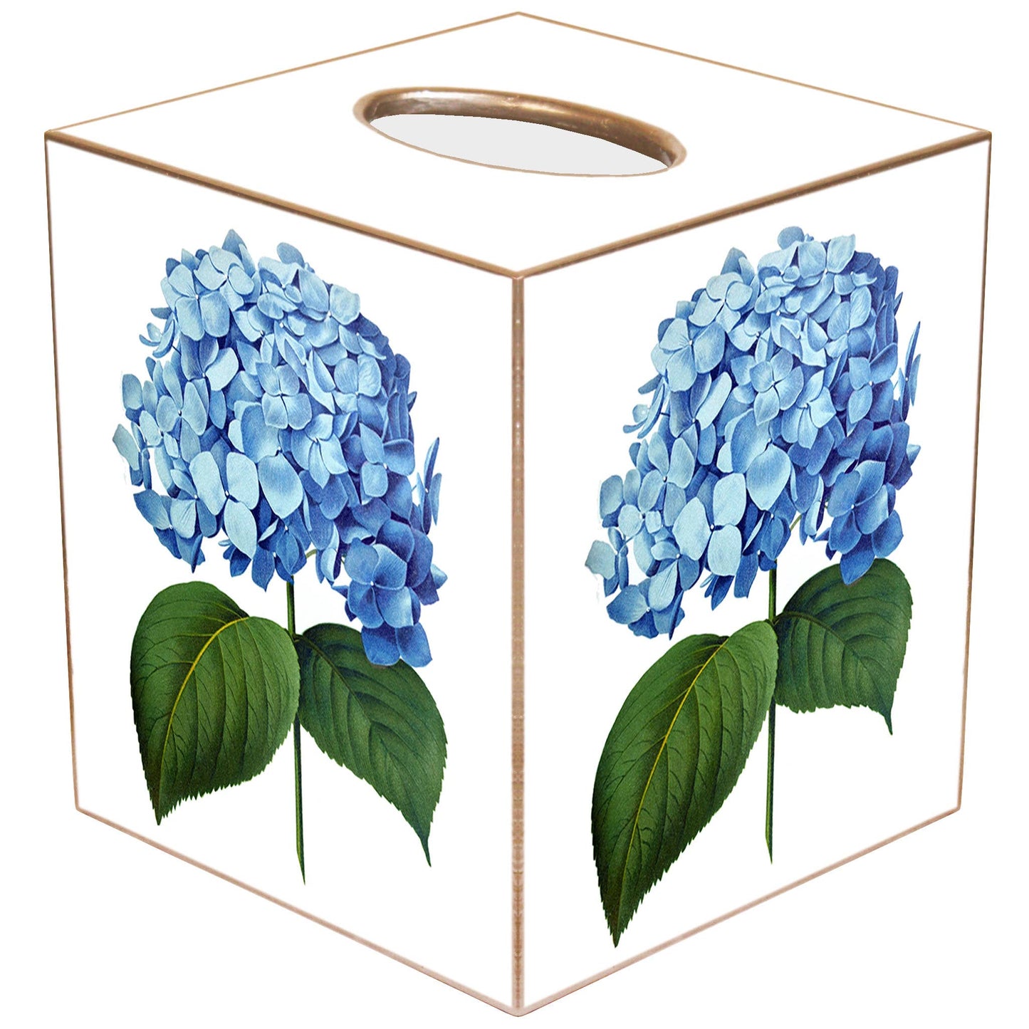 TB6140-Niko Blue Hydrangea Tissue Box