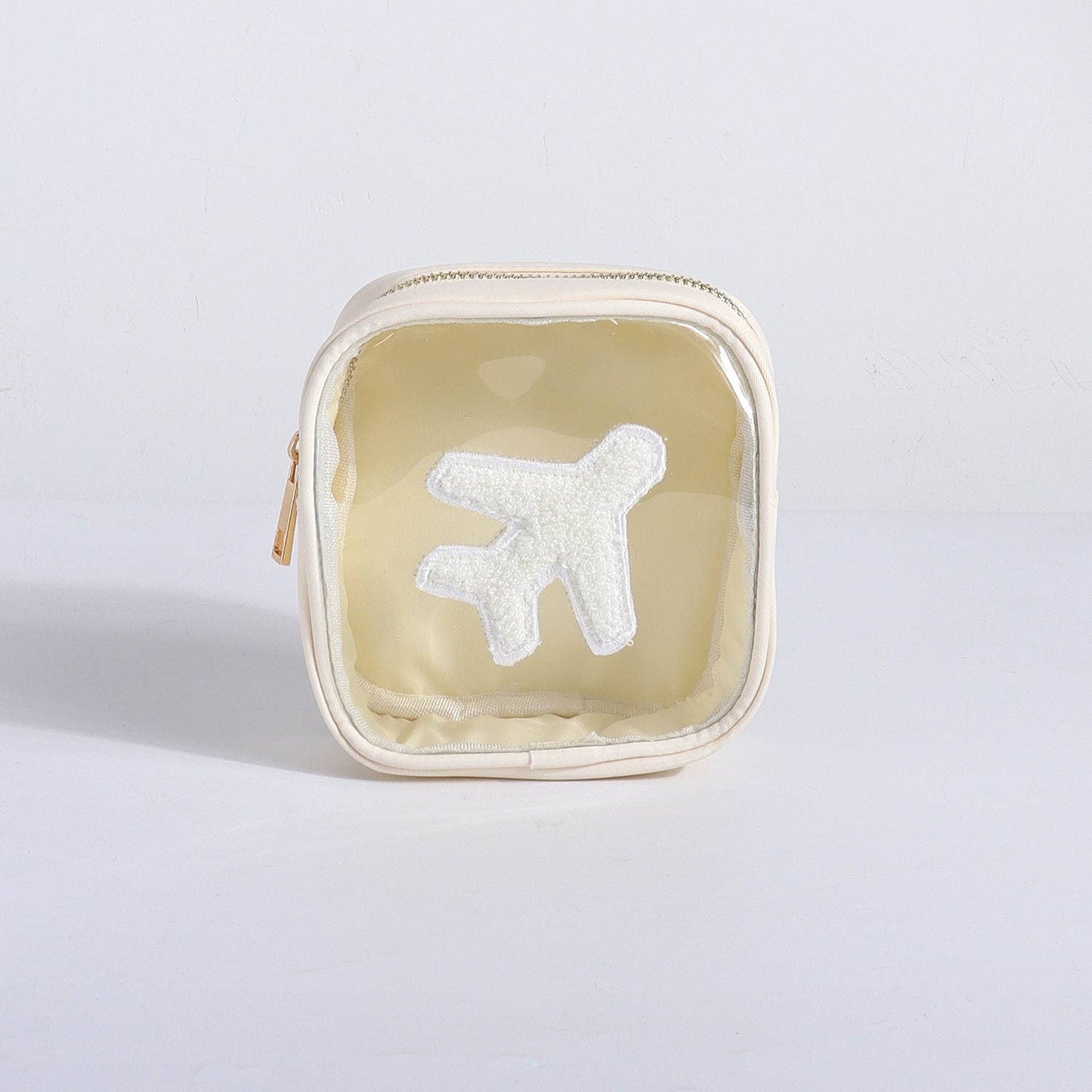 Plane Clear Small Cosmetic Bag - Bella Boutique