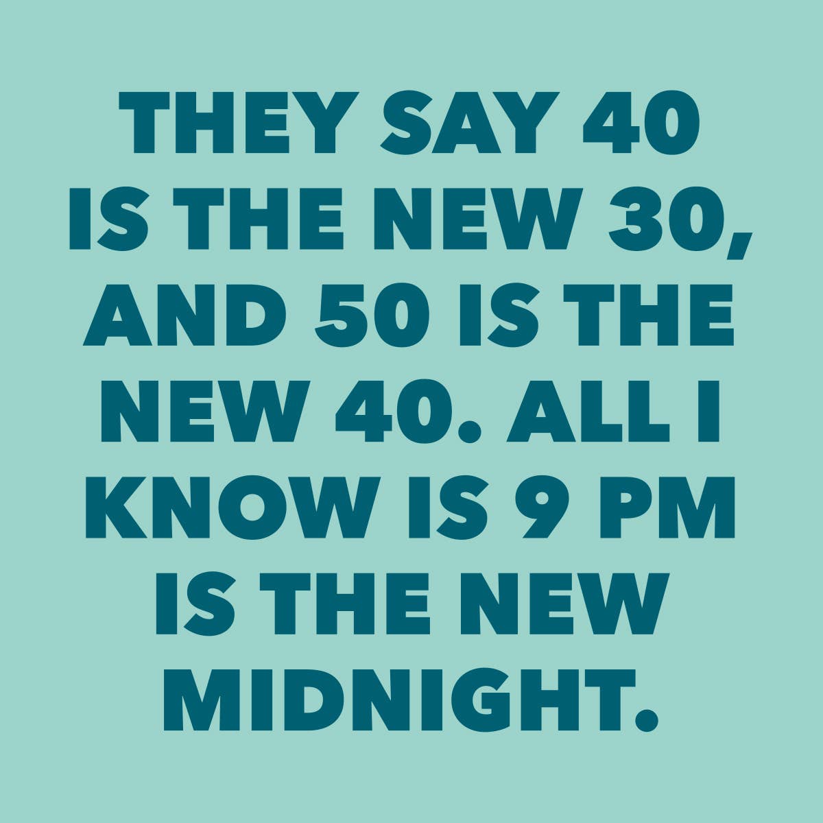 Funny Party Cocktail Napkins | 9 Pm Is New Midnight - Bella Boutique