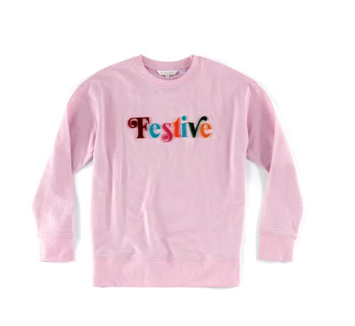 Blush Festive Sweatshirt