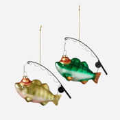 Fish on The Line Ornament