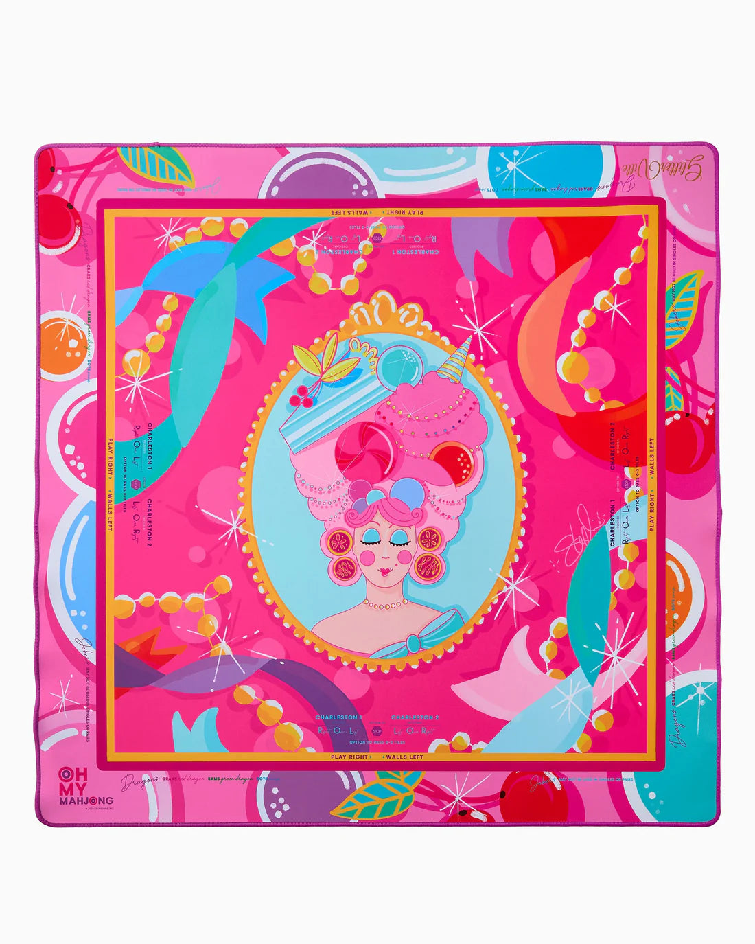 Glitterville Marie Sweet Oh My Mahjong Mat