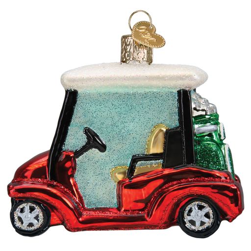 Old World Christmas Golf Cart