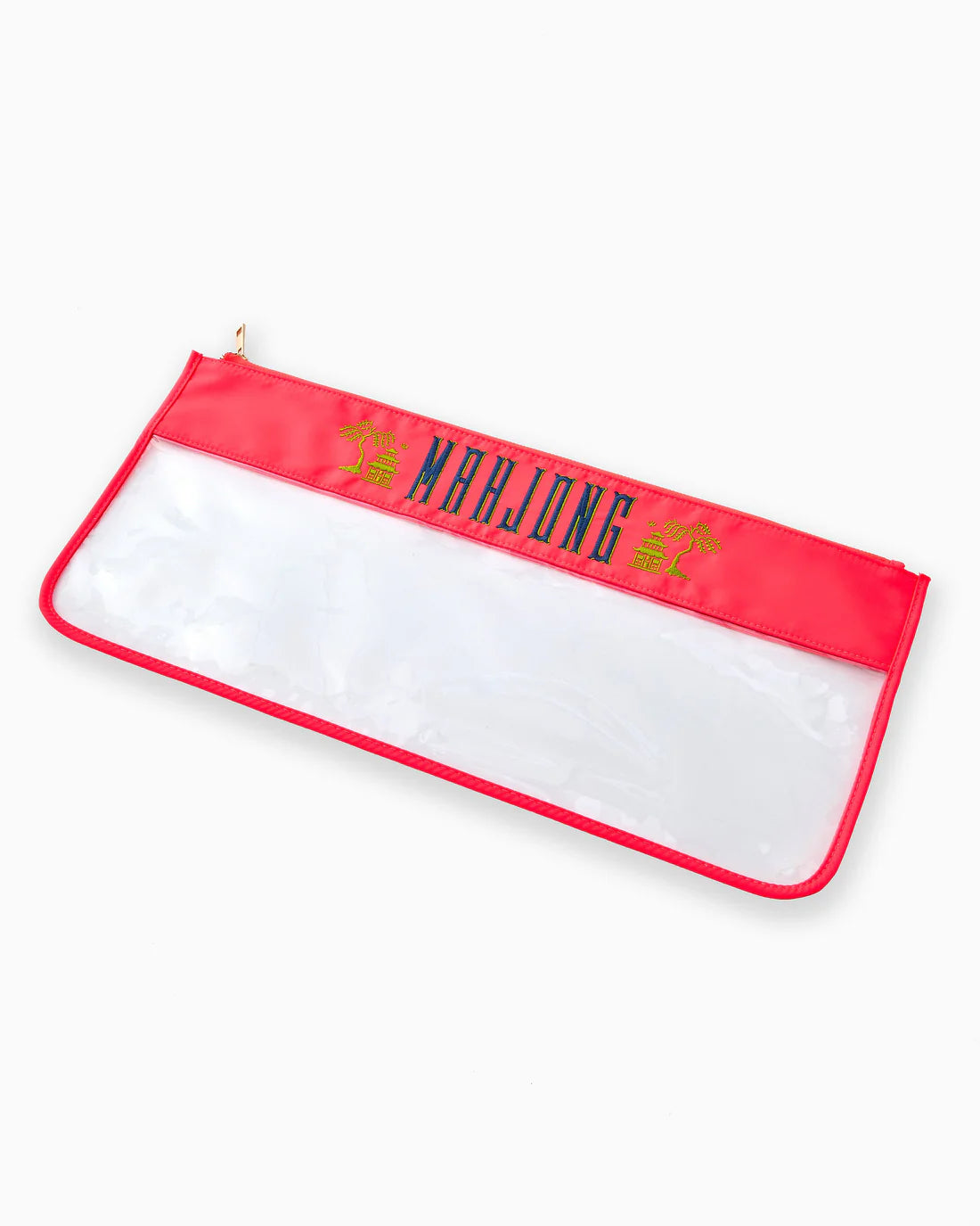 Stitched Oh My Mahjong Tile Zip Bags