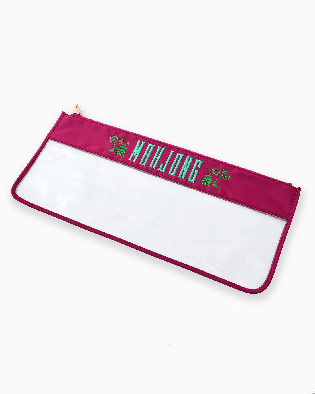 Stitched Oh My Mahjong Tile Zip Bags