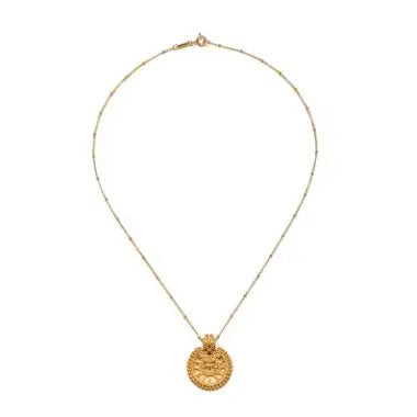 Mandala Gold Necklace
