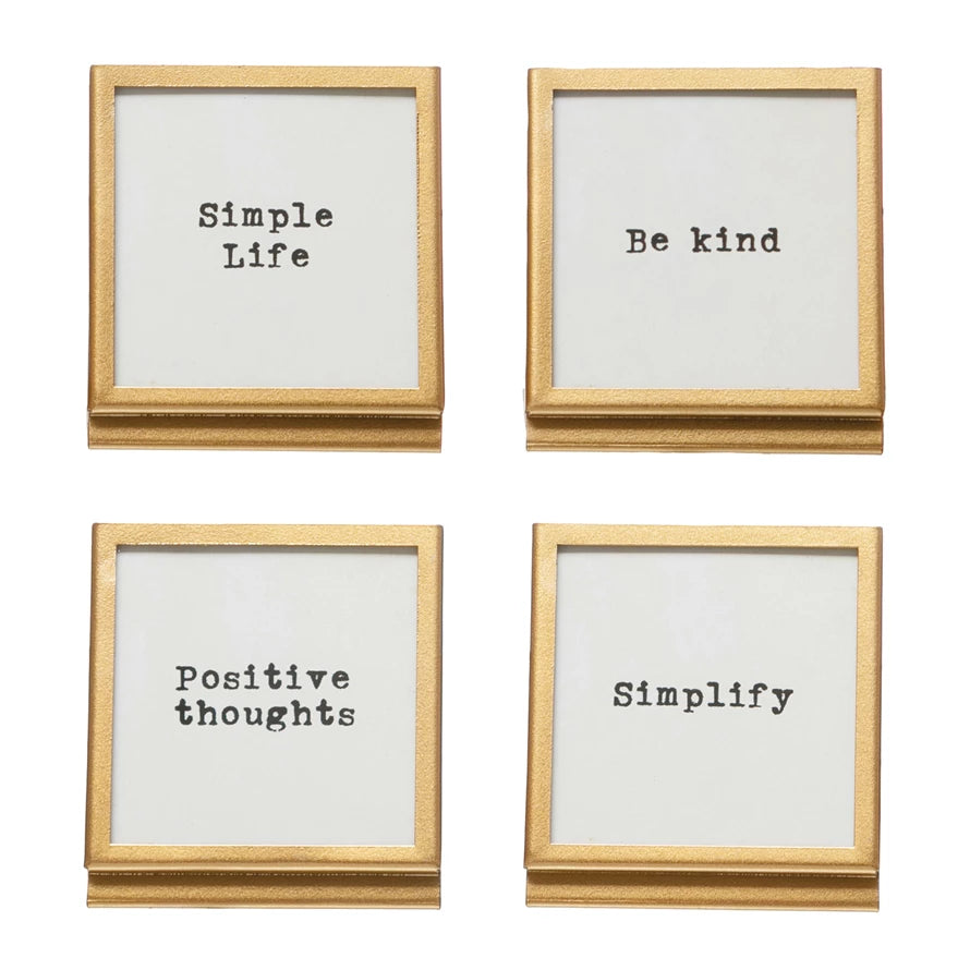 Square Frame with Easel Sayings