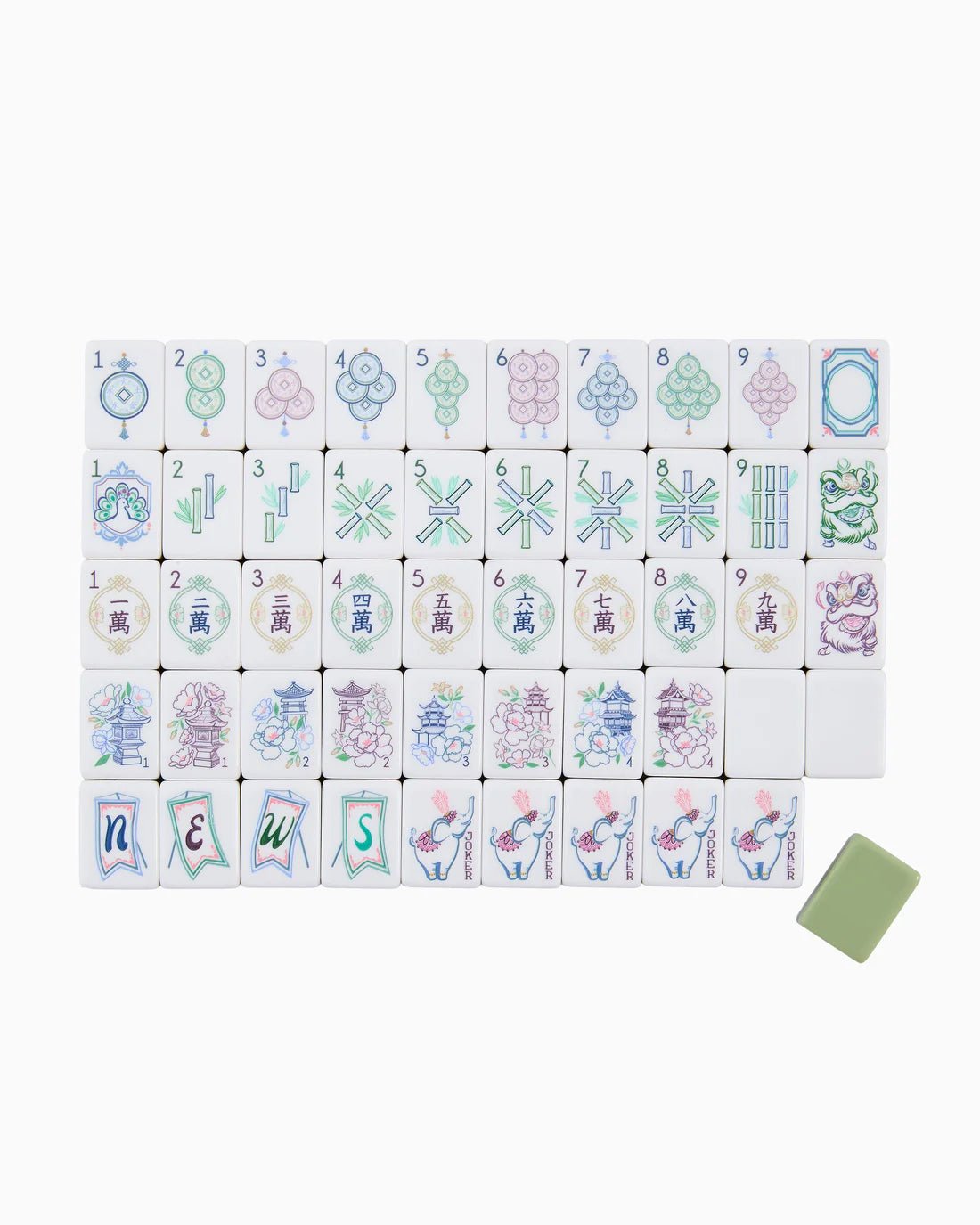 Willow Oh My Mahjong Tiles - Bella Boutique