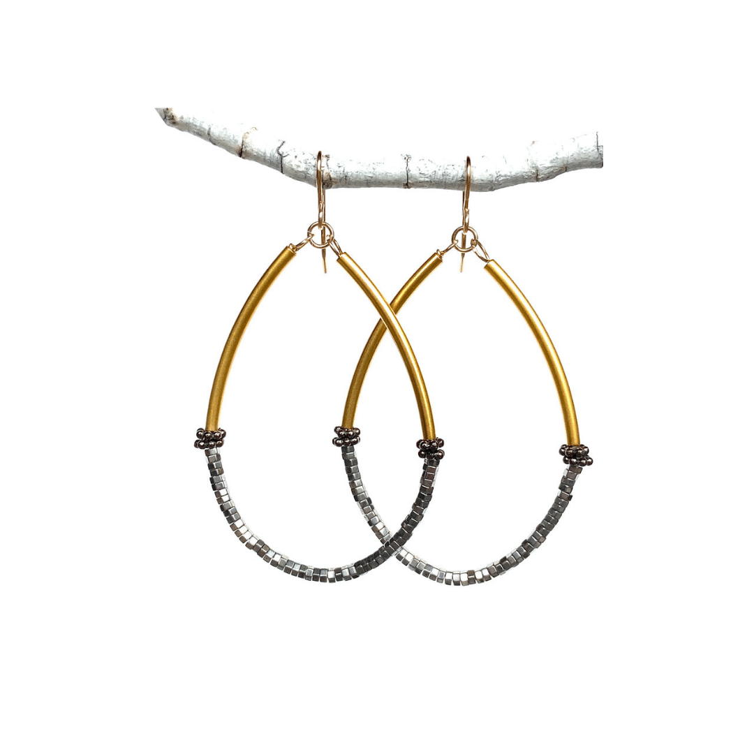 Hematite Double Bar - CVHDB
