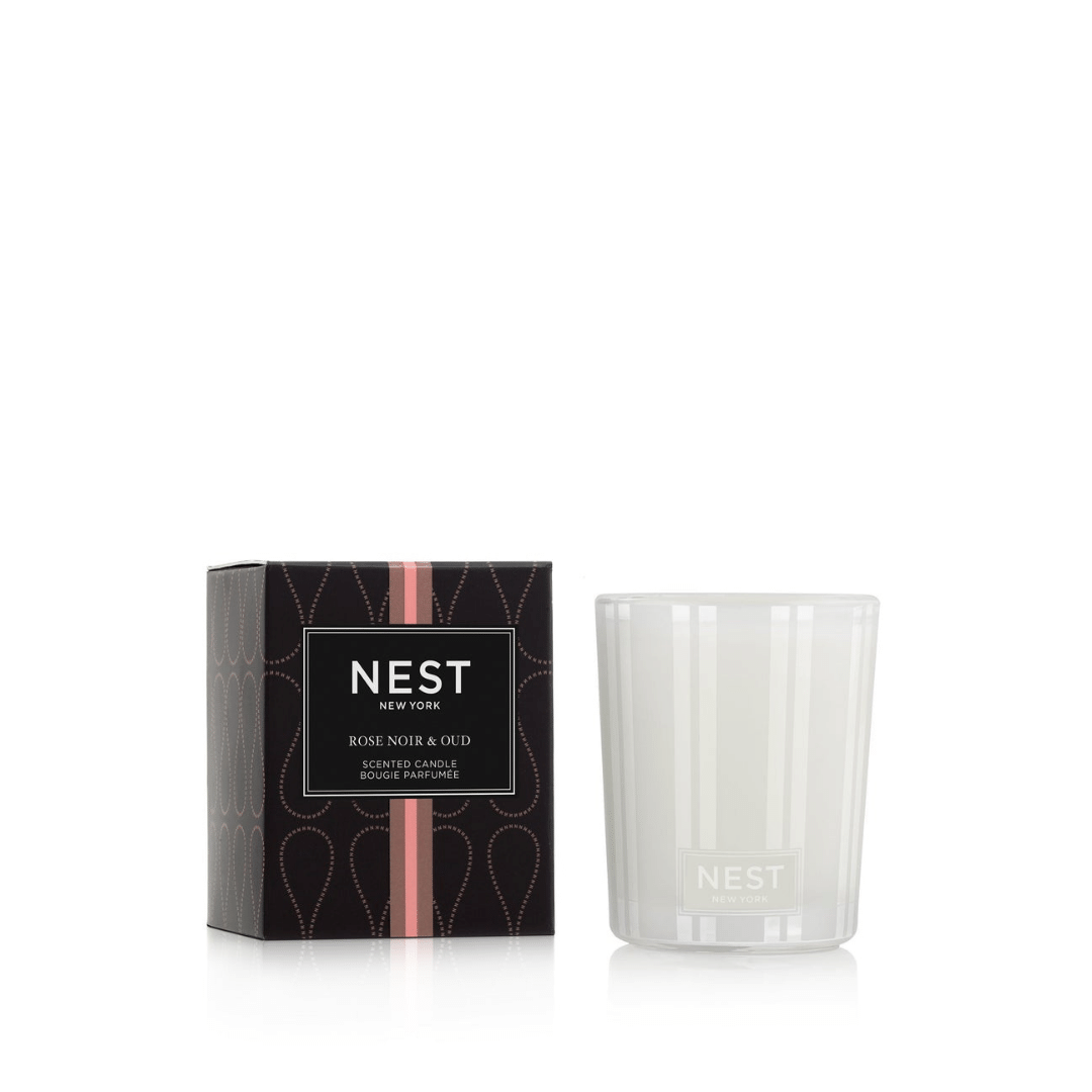 Rose Noir & Oud Votive - 2oz.