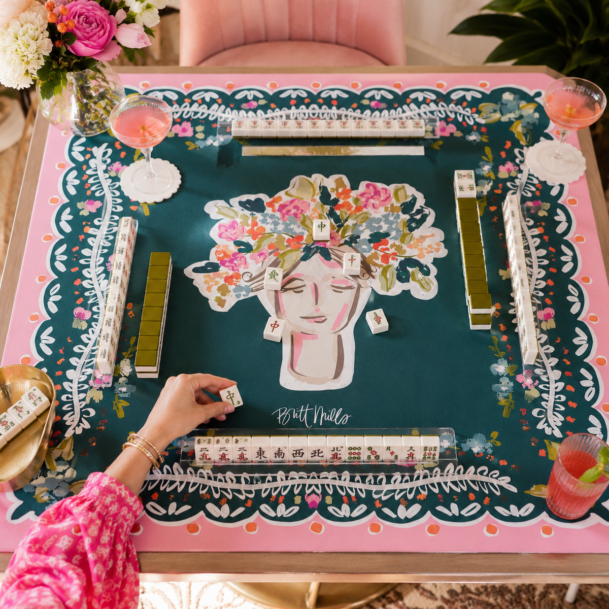 Reba Neoprene Mahjong Mat - Bella Boutique