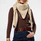 Knitted Triangle Shawl - Bella Boutique