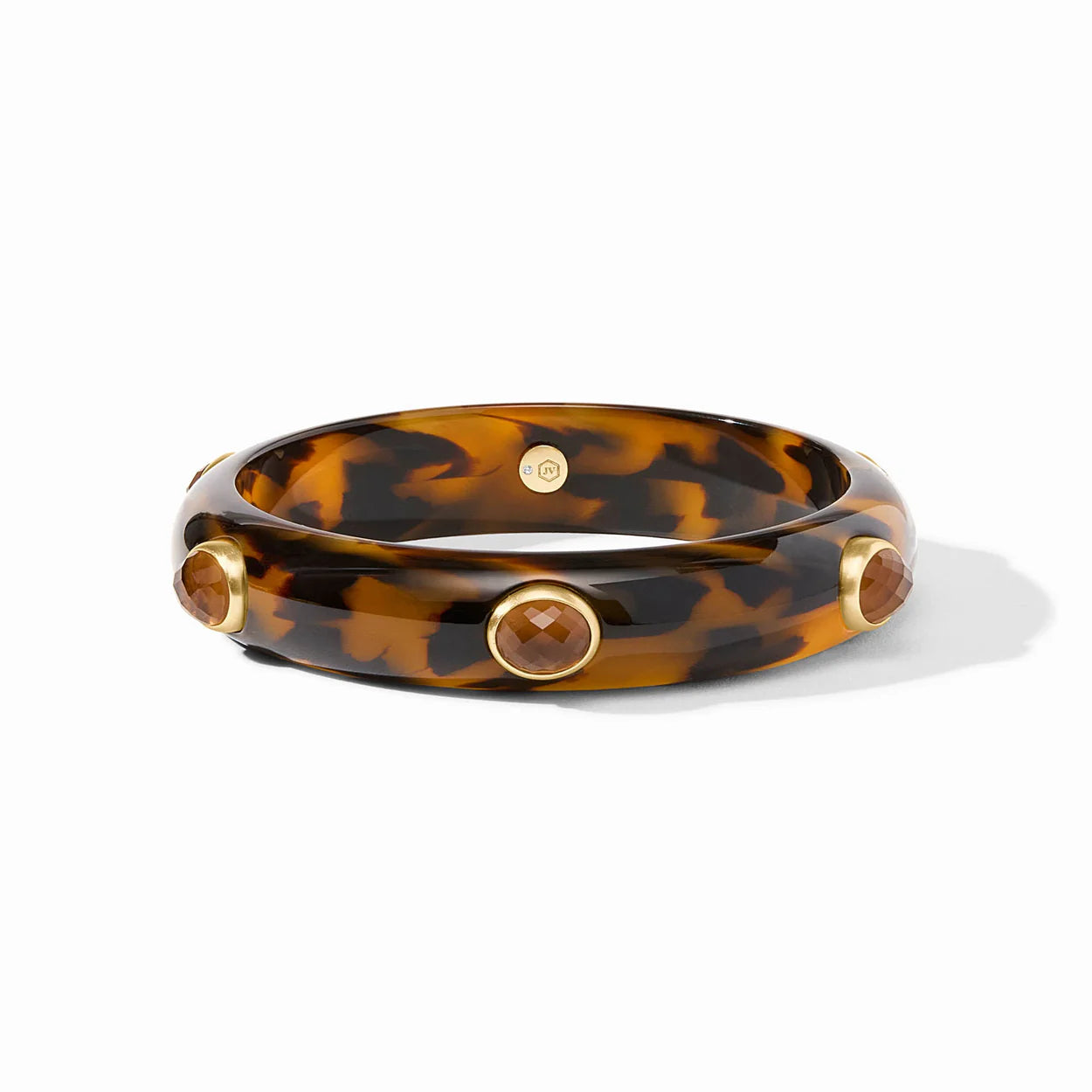 Carnaby Stone Bangle-Tortoiseshell - Bella Boutique