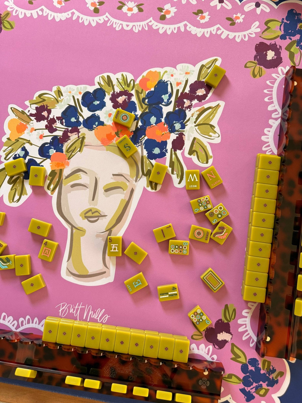 Tilly Neoprene Mahjong Mat - Bella Boutique