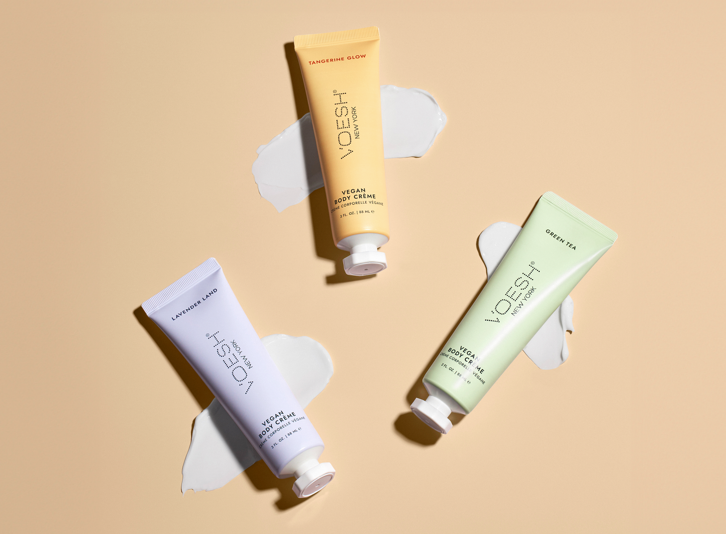Vegan Body Creme Trio Retail(Green Tea, Lavender, Tangerine) - Bella Boutique