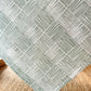 Table Throw - Striped, Sage - Bella Boutique
