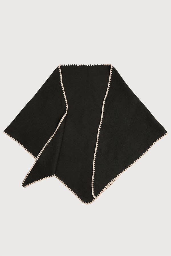 Knitted Triangle Shawl - Bella Boutique