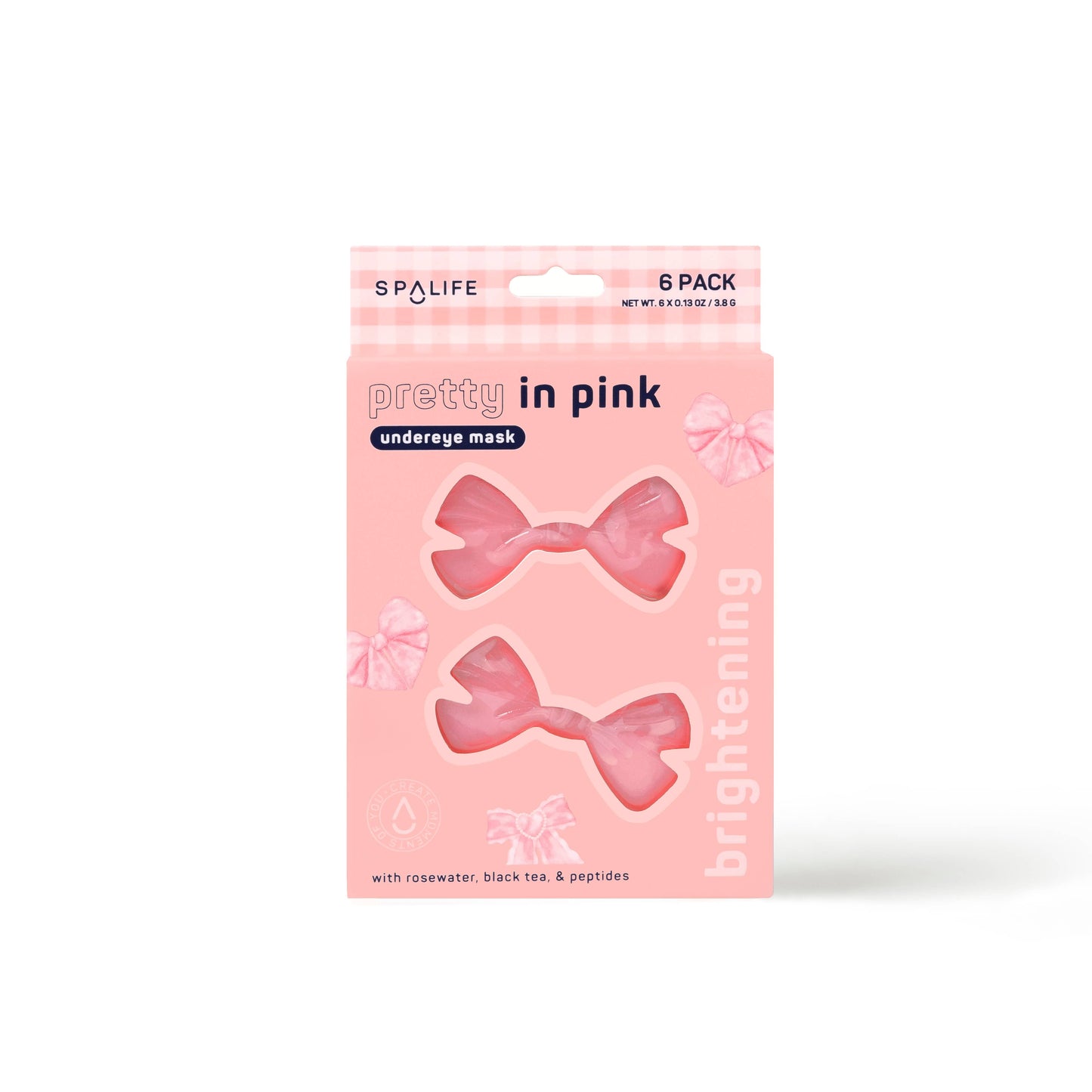 Pretty in Pink Brightening Undereye Masks – 6 Pairs - Bella Boutique