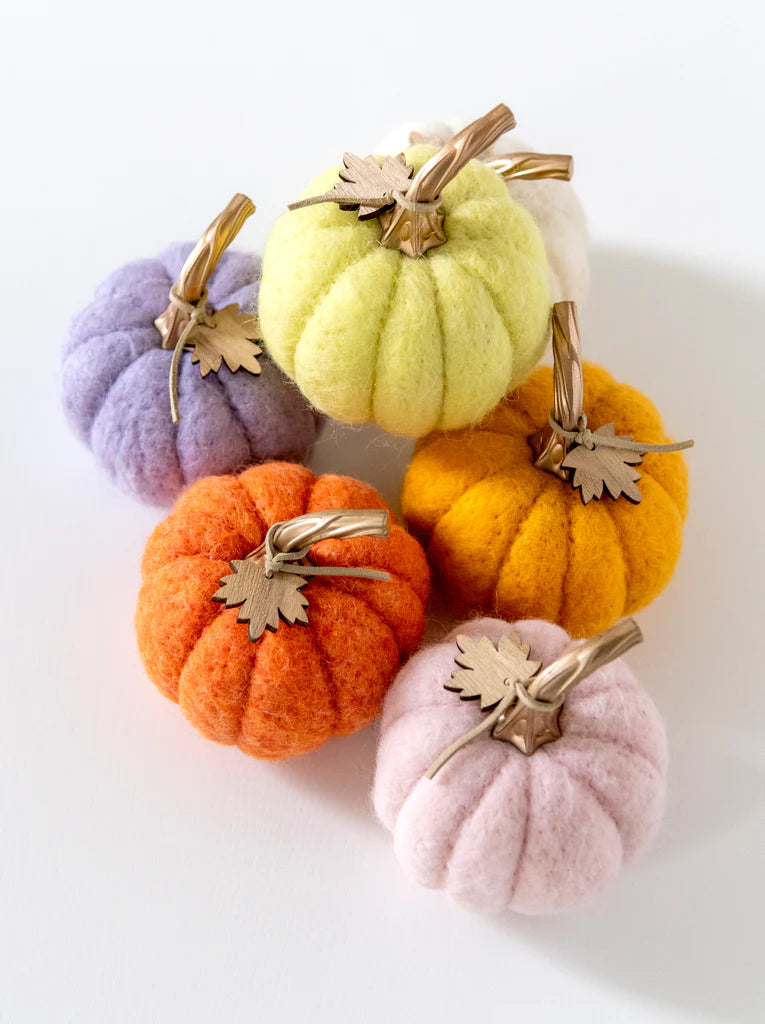 Harvest Felt Pumpkins