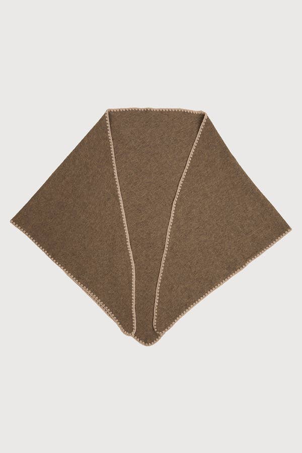 Knitted Triangle Shawl - Bella Boutique