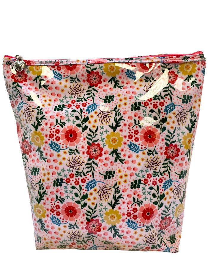 Cosmetic Bag (Large) - Posies - Bella Boutique