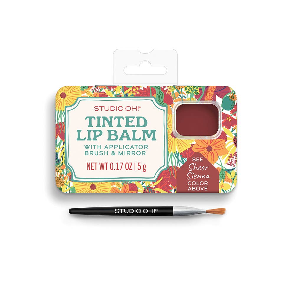Garden Splash Tinted Lip Balm & Brush Set - Bella Boutique