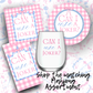 Mahjong Stemless 4ct Set Wine Glasses "Can I Use a Joker"