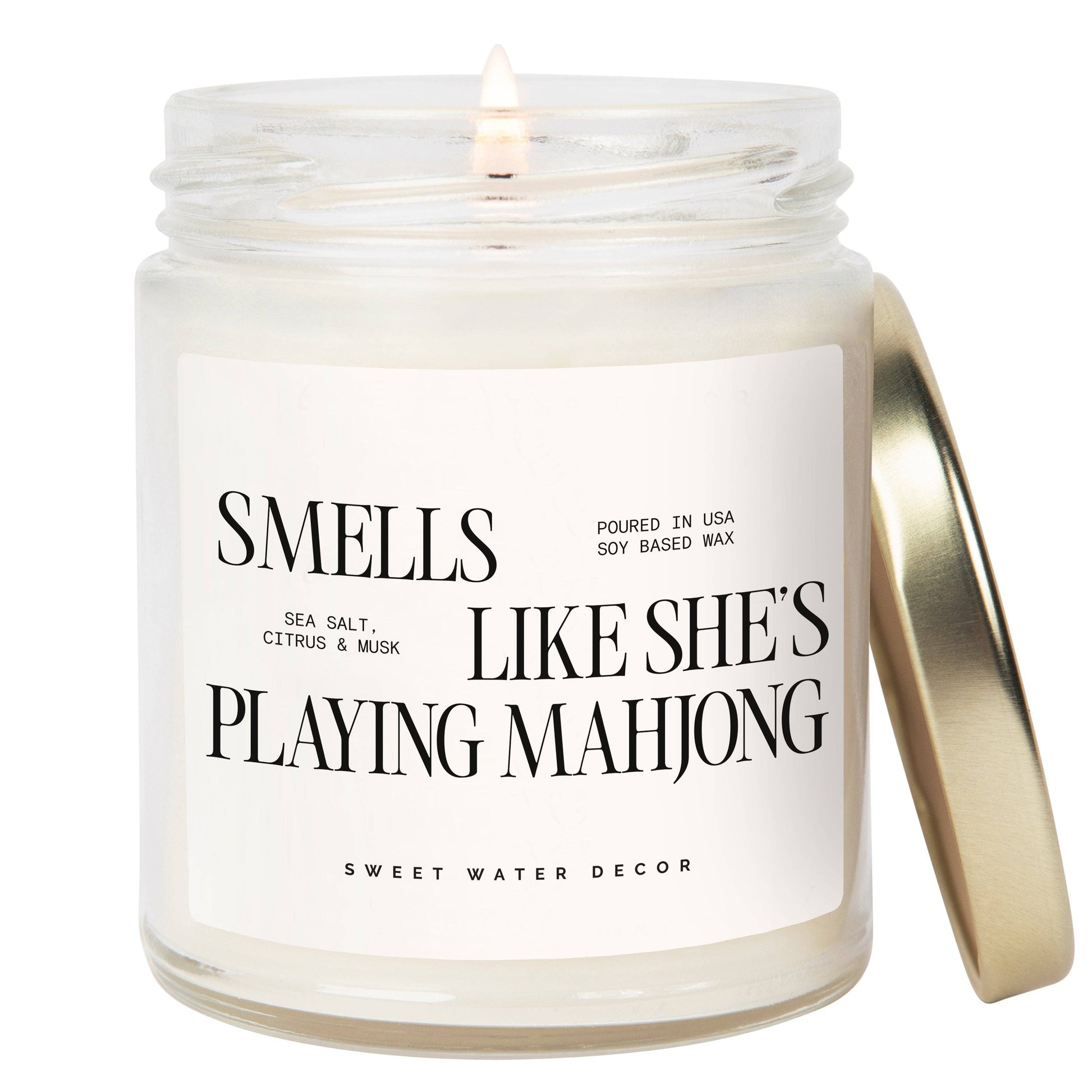 *NEW* Smells Like She's Playing Mahjong 9 oz Soy Candle - Bella Boutique