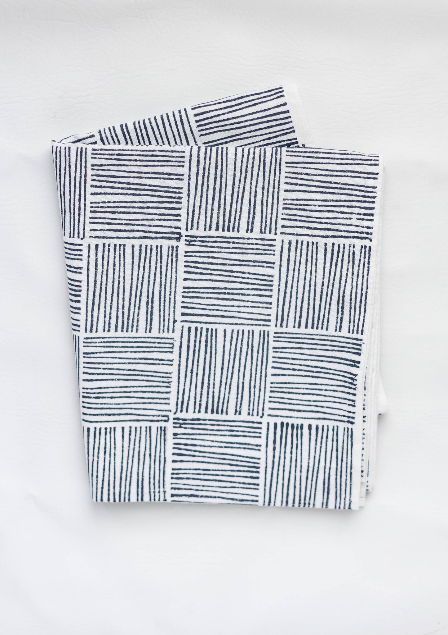 Table Throw - Striped, Midnight - Bella Boutique