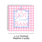 Mahjong Pink Plaid 24ct Cocktail Napkin Separates (3ply)