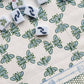 Table Throw - Honeybee - Uniform Blue & Sage - Bella Boutique