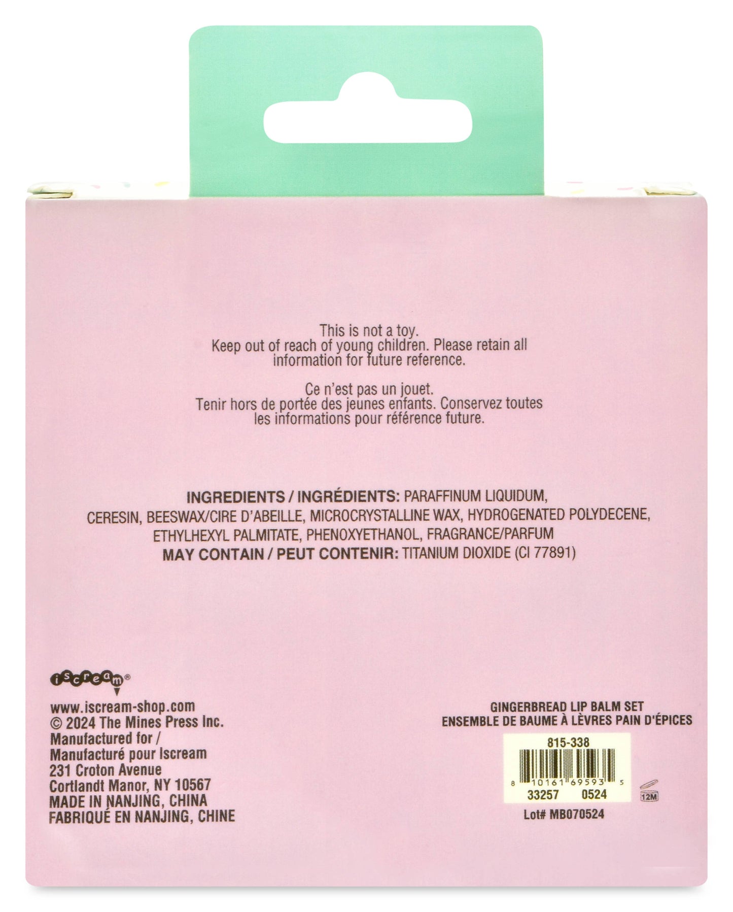 GINGERBREAD LIP BALM SET - Bella Boutique
