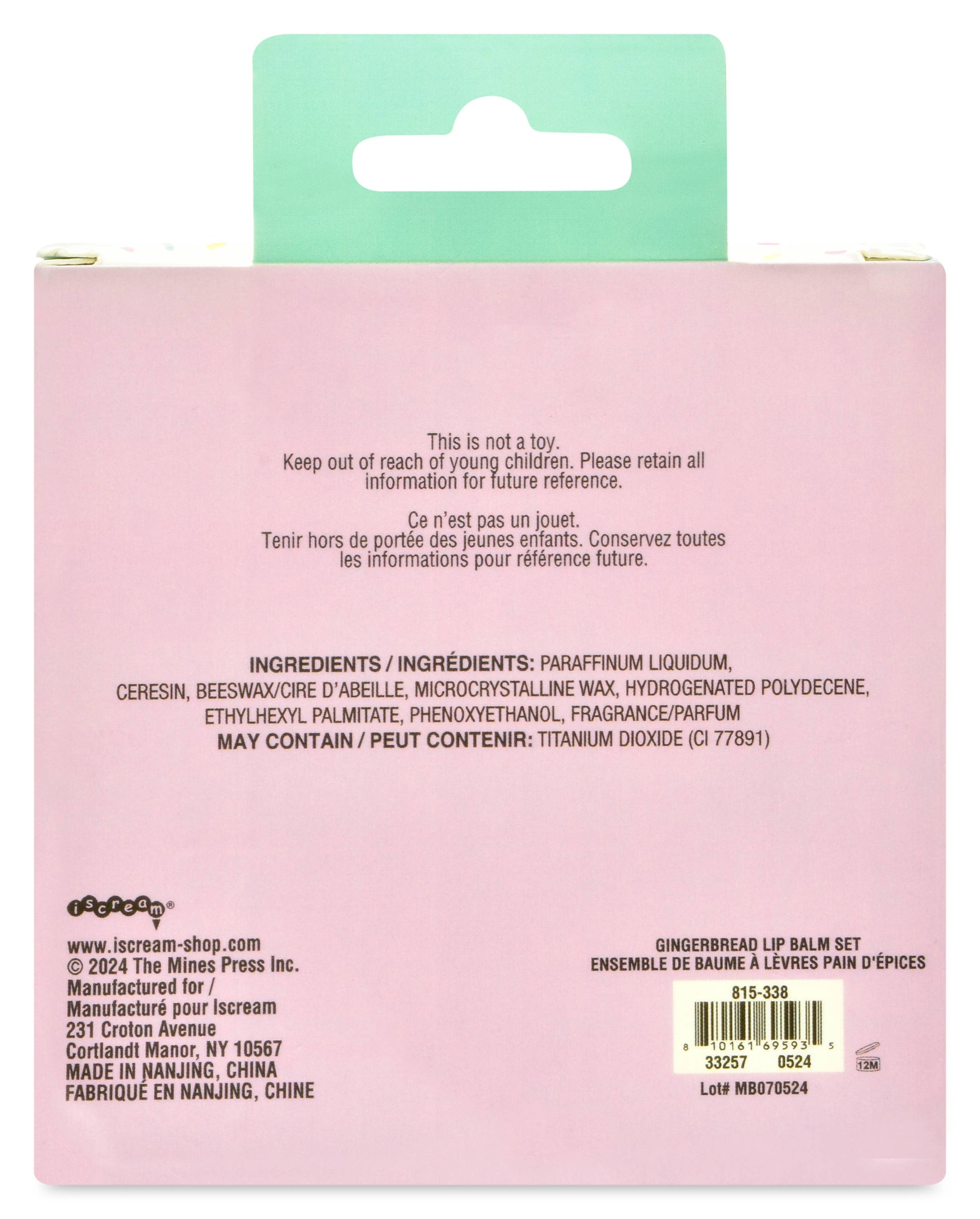 GINGERBREAD LIP BALM SET - Bella Boutique