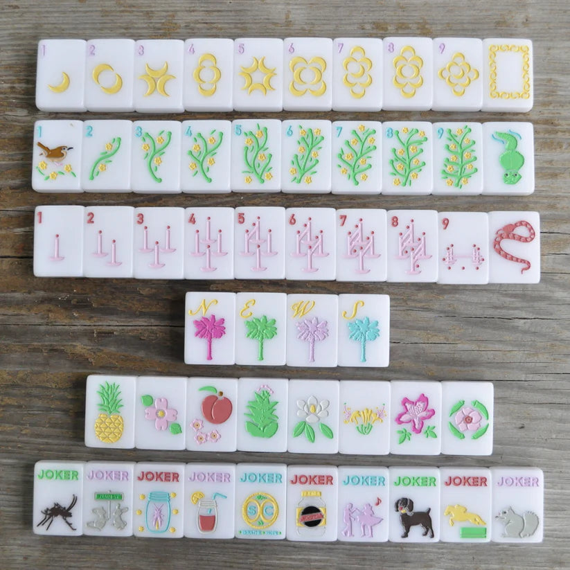 Palmetto Middle and Main Mahjong Tiles