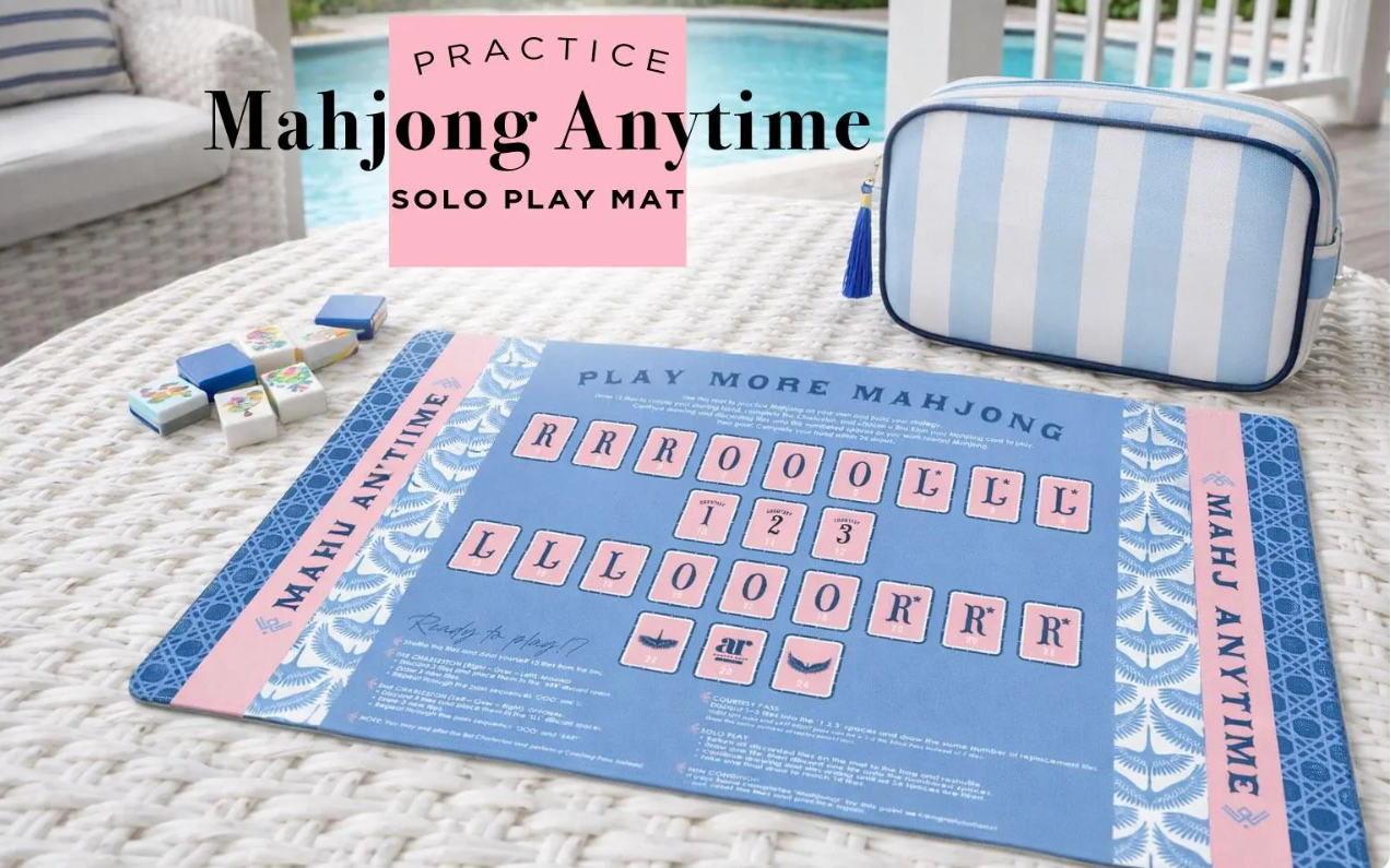 Mahjong Practice Mat | Strategy, Charleston, Training, - Bella Boutique